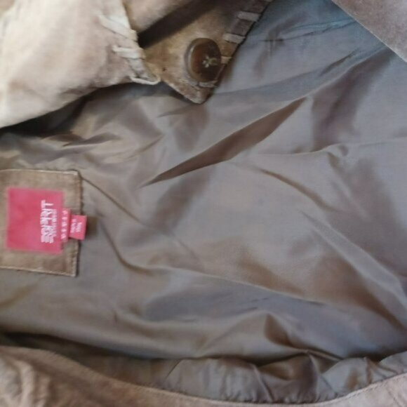 Vintage Esprit Suede Western Jacket Womens S M - Picture 9 of 9